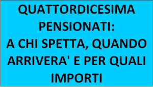 Quattordicesima Pensionati