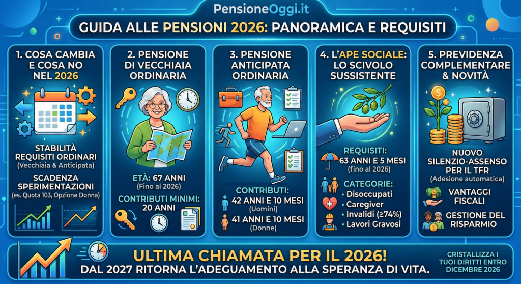 Pensioni 2026 requisiti