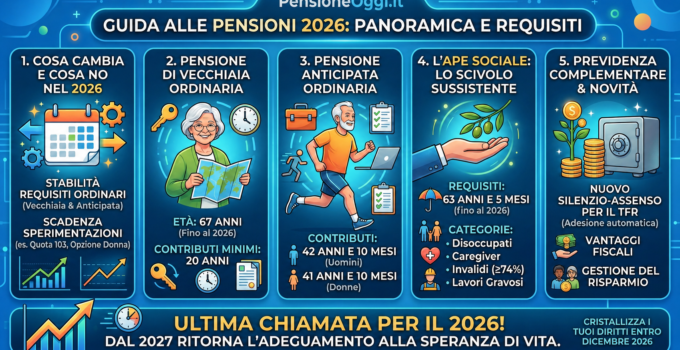 Pensioni 2026 requisiti